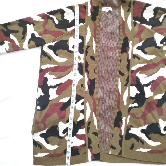 Retro FOX Camo green cardigan - Picture 9 of 11